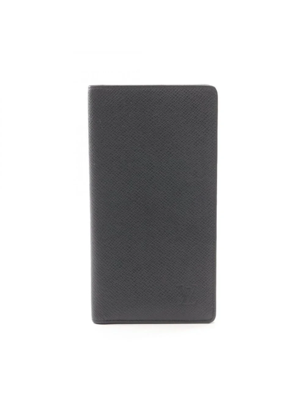 Louis Vuitton Bifold Wallet Porte Valle Carte Cles Taiga Ardoise Leather